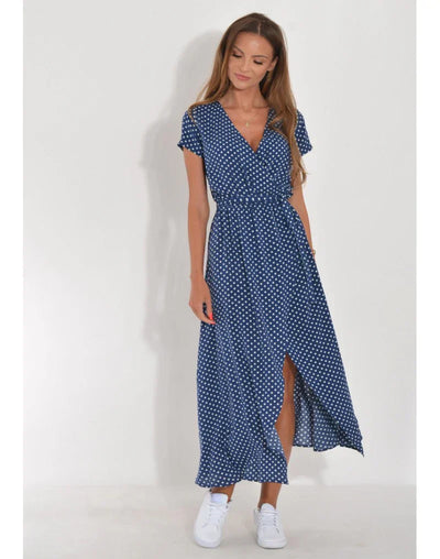 Suzanne - Elegant V-Neck Dress