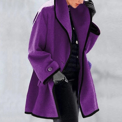 Emma - Women’s Cozy Winter Woolen Trench Coat