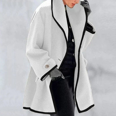 Emma - Women’s Cozy Winter Woolen Trench Coat