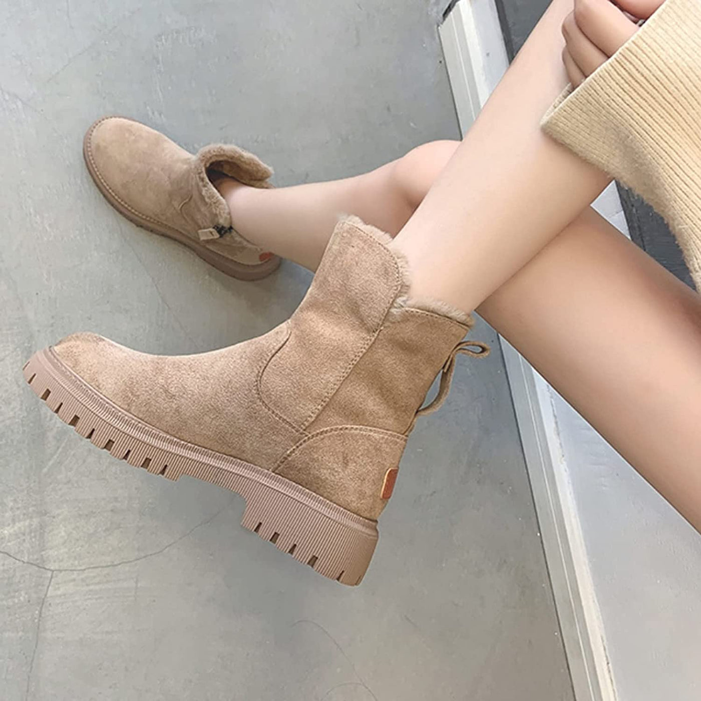 Daisy – Warm Furry Snow Boots for Women