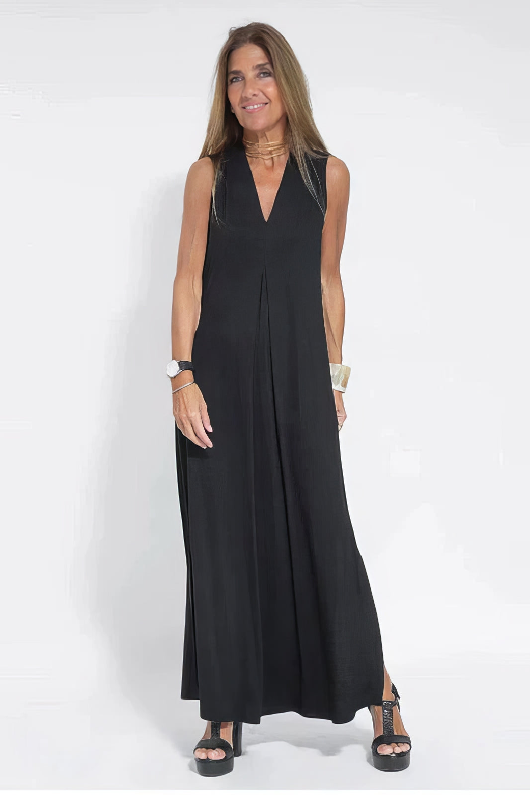 Elegant Long Dress + Matching Cardigan GIFTED