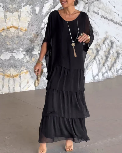 Artistic Loose-Fit Dress