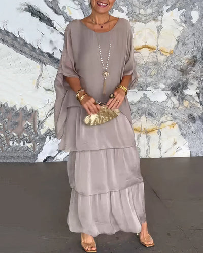 Artistic Loose-Fit Dress