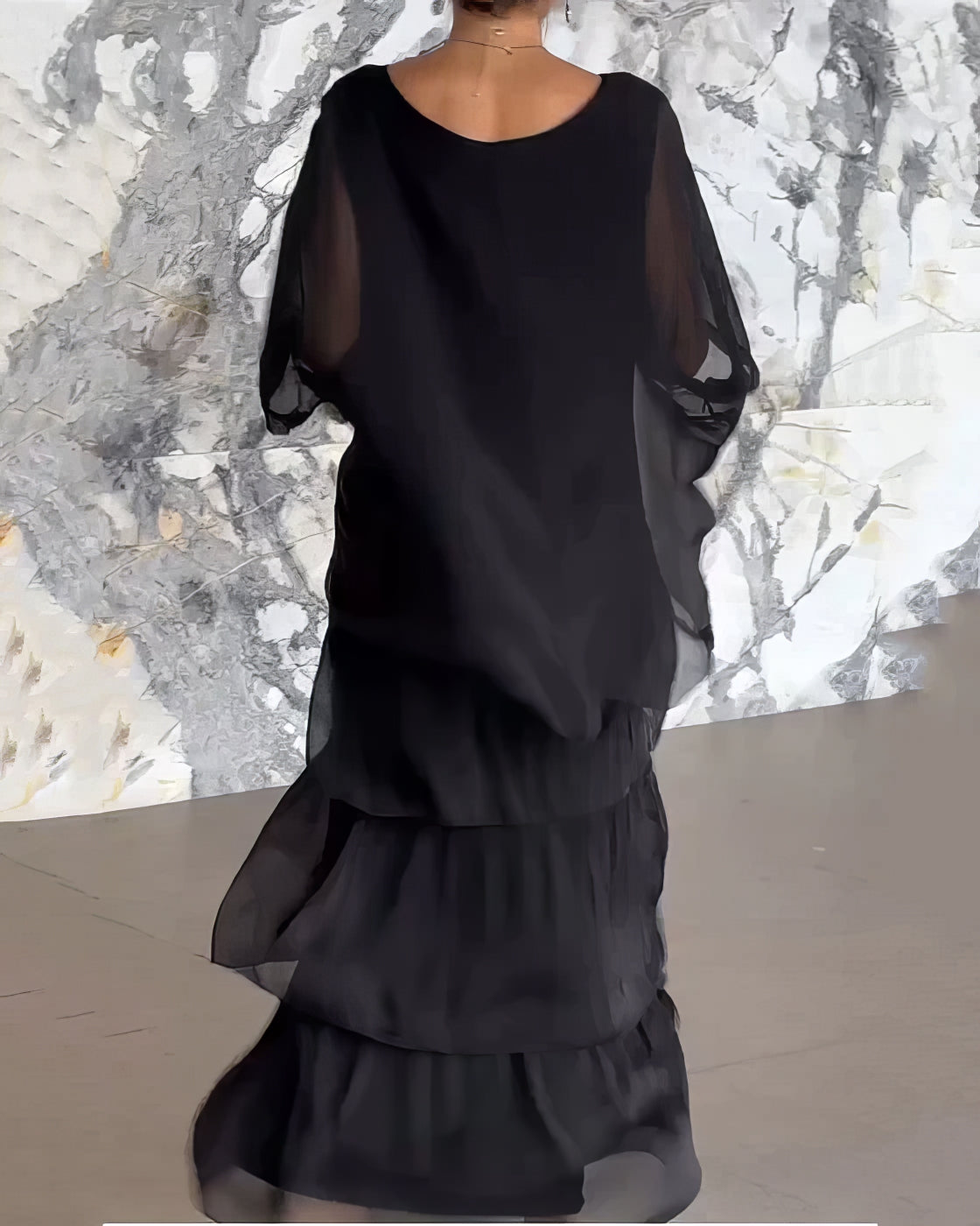 Artistic Loose-Fit Dress