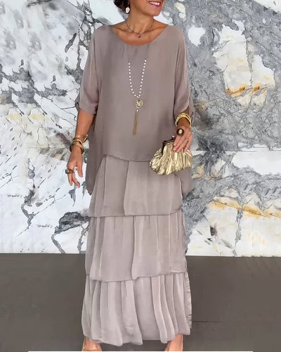 Artistic Loose-Fit Dress