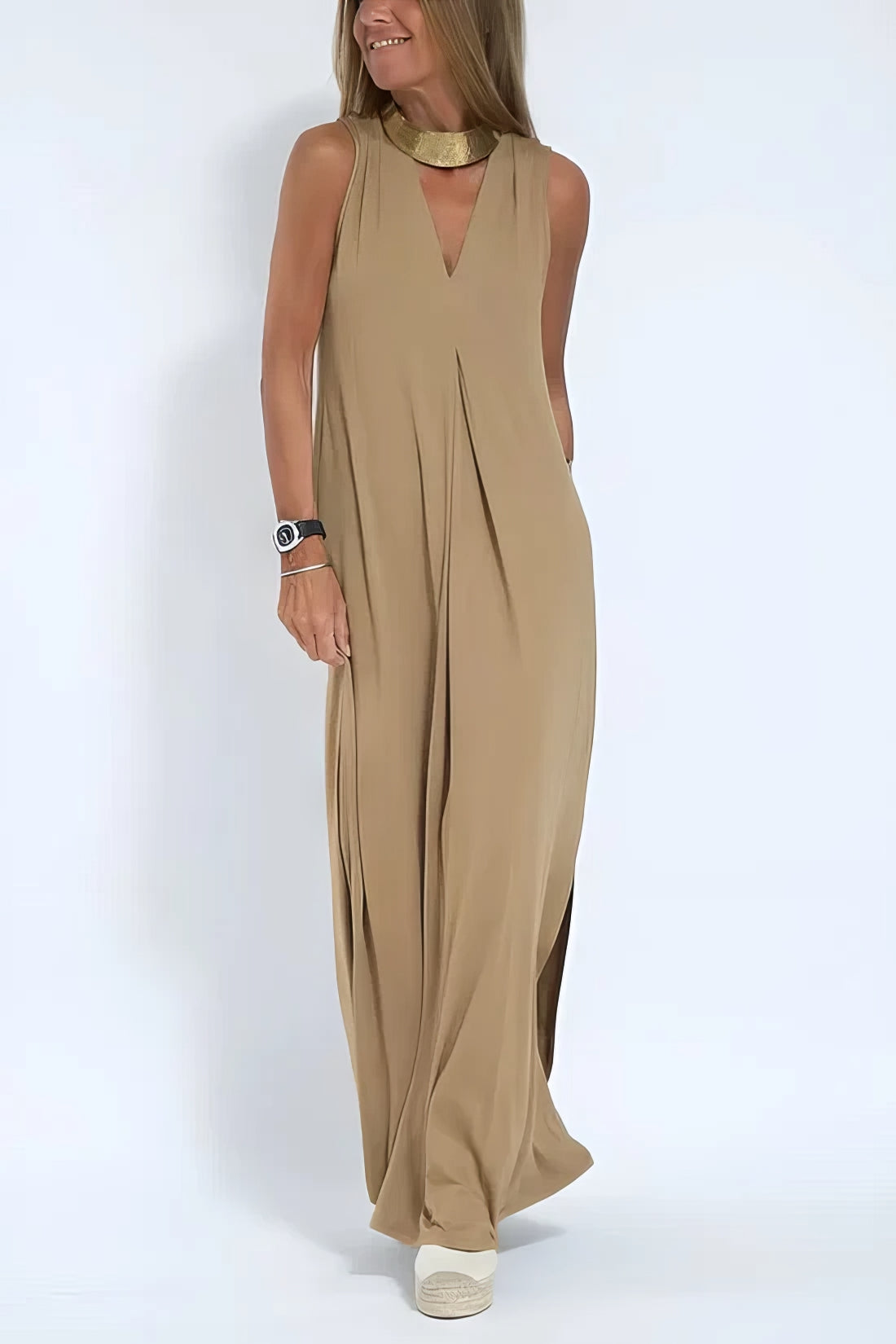 Elegant Long Dress + Matching Cardigan GIFTED