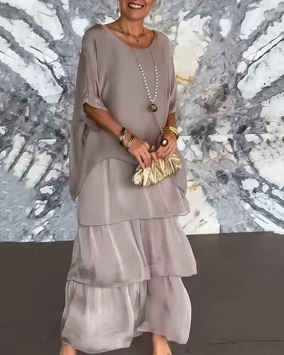 Artistic Loose-Fit Dress