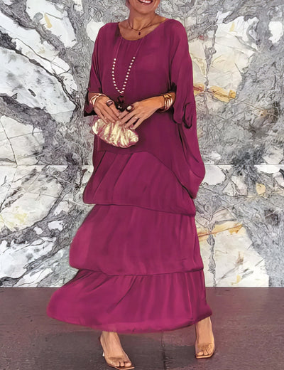 Artistic Loose-Fit Dress