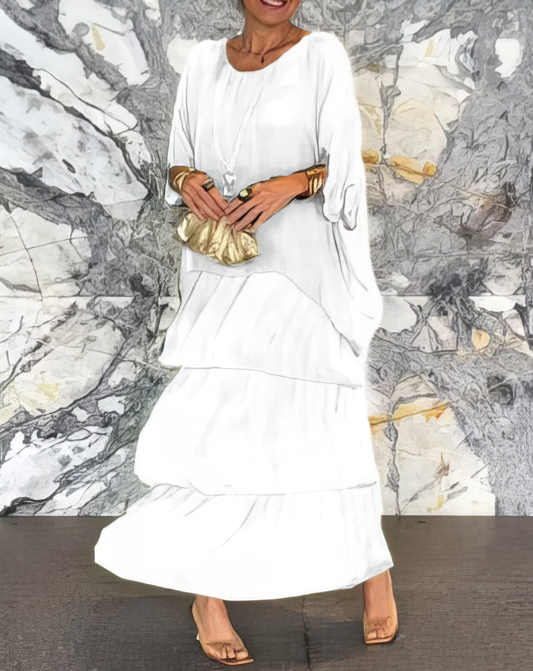 Artistic Loose-Fit Dress