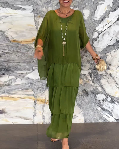 Artistic Loose-Fit Dress