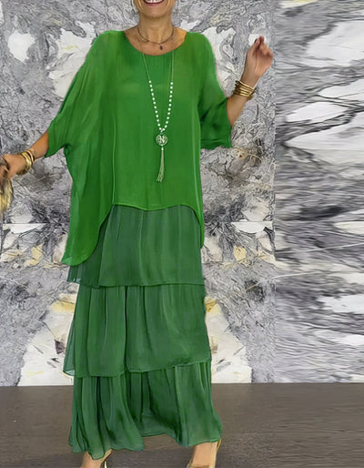 Artistic Loose-Fit Dress