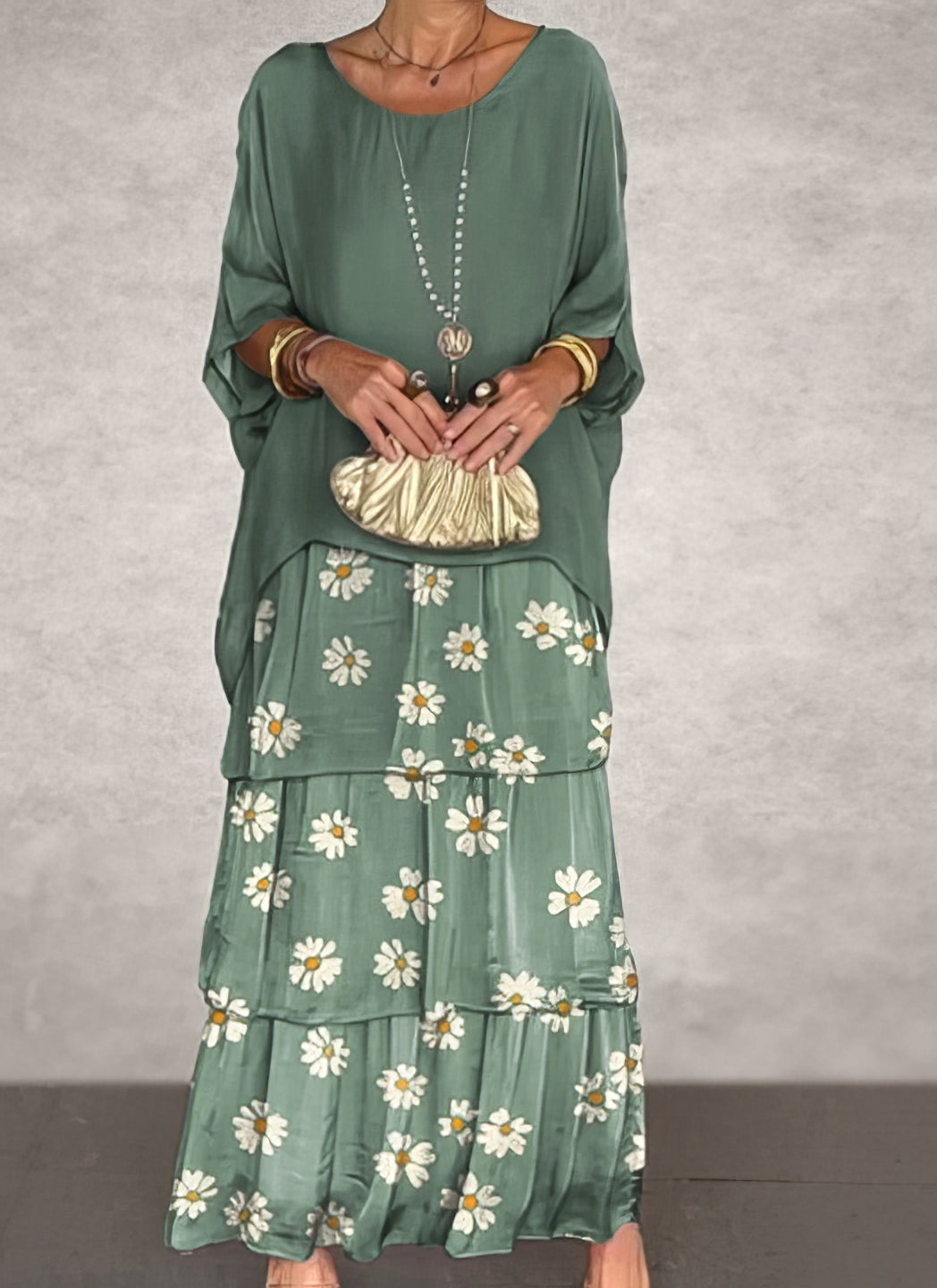 Artistic Loose-Fit Dress