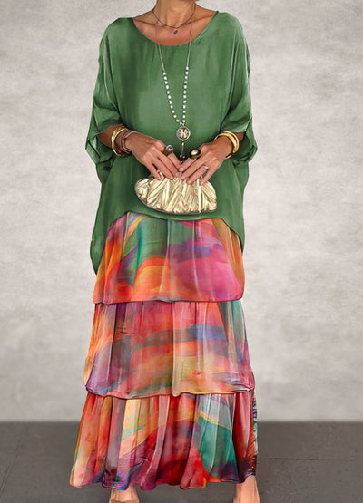 Artistic Loose-Fit Dress