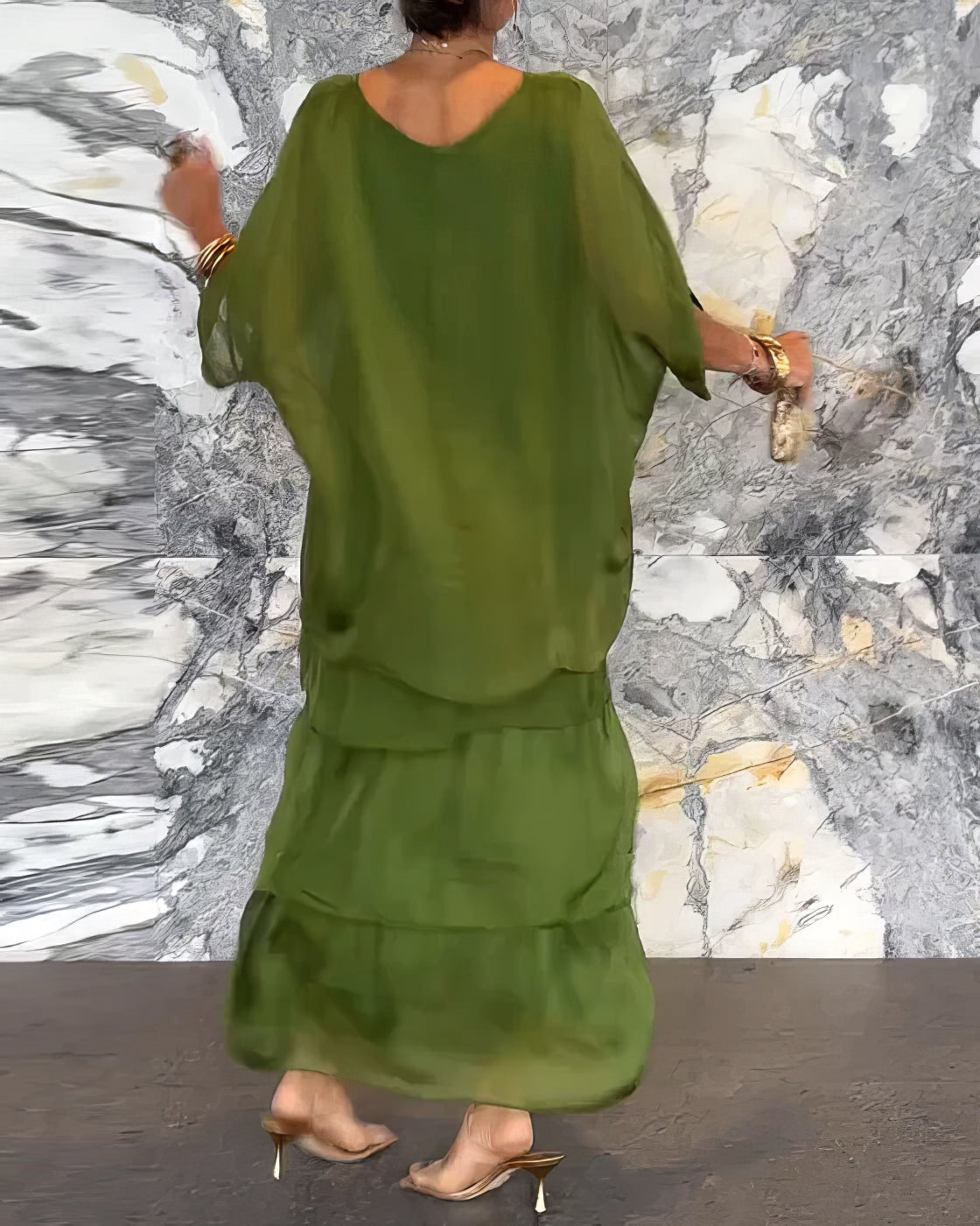 Artistic Loose-Fit Dress