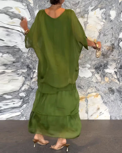 Artistic Loose-Fit Dress