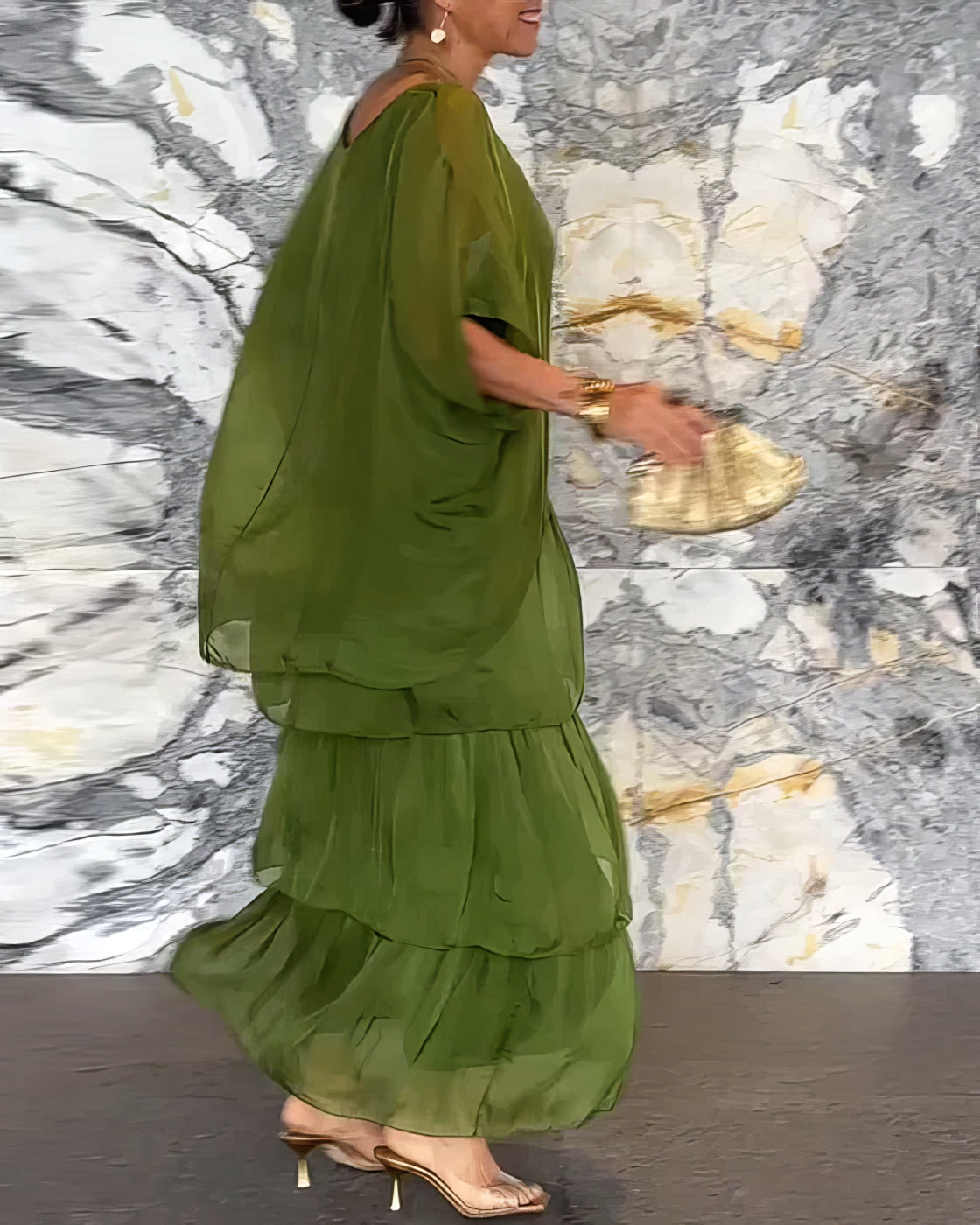 Artistic Loose-Fit Dress