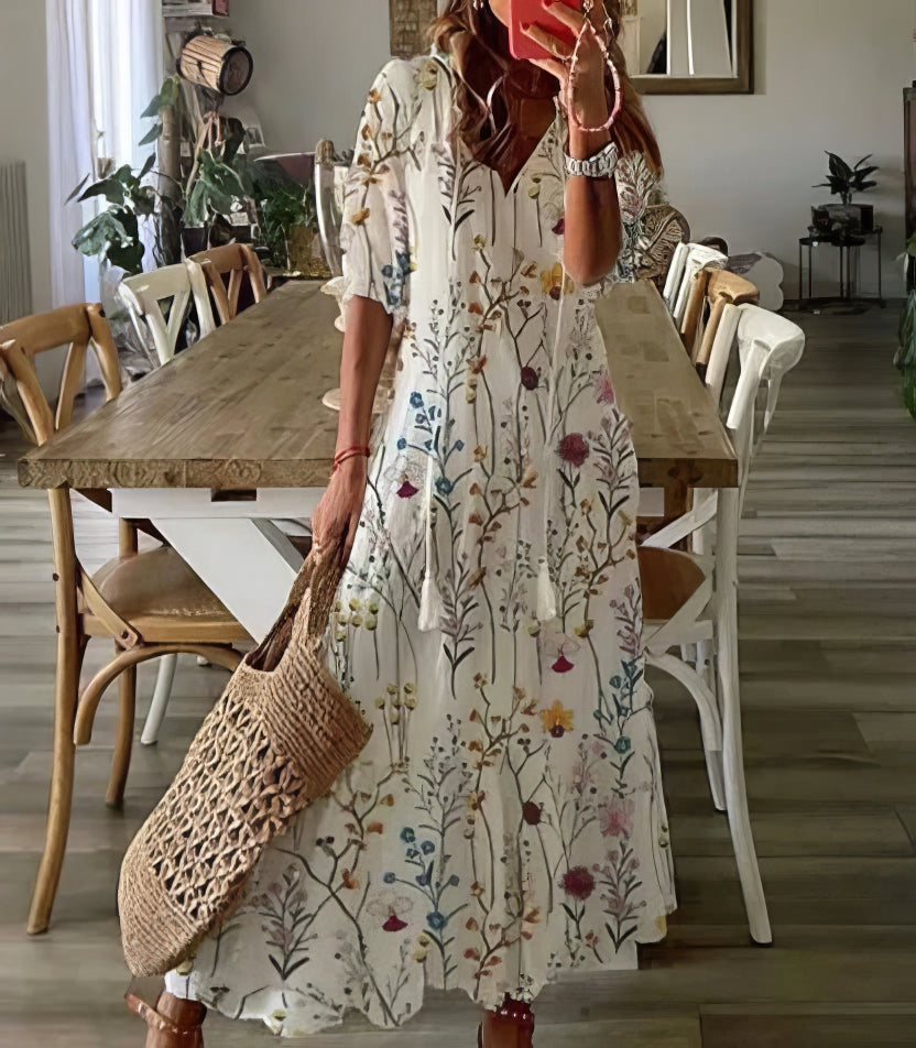 Diana™ - Bohemian Dress with Abdomen Cover