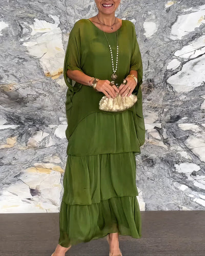 Artistic Loose-Fit Dress