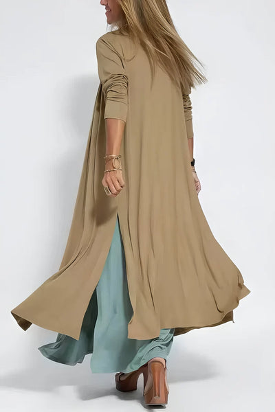 Elegant Long Dress + Matching Cardigan GIFTED