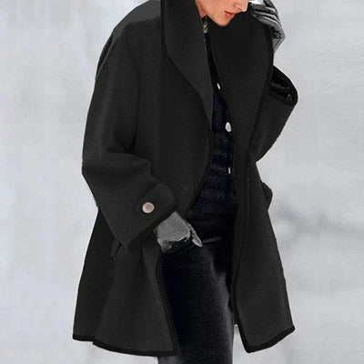 Emma - Women’s Cozy Winter Woolen Trench Coat